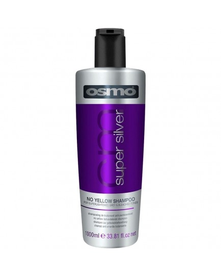 Osmo Super Silver No Yellow Shampoo Greys & Bleached Tones Sulphate Free 1000ml