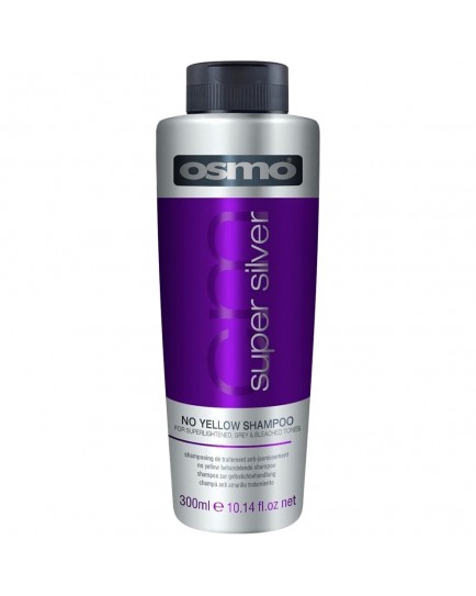 Osmo Super Silver No Yellow Shampoo Greys & Bleached Tones Sulphate Free 300ml