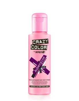 Crazy Color Semi Permanent Hair Colour 100ml - Aubergine