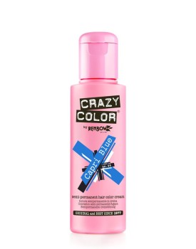 Crazy Color Semi Permanent Hair Colour 100ml - Capri Blue