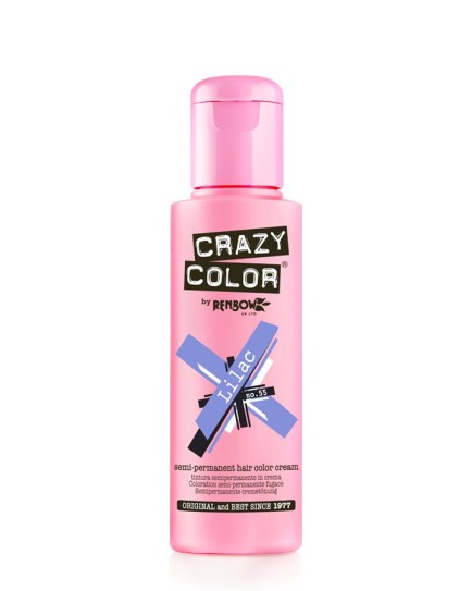 Crazy Color Semi Permanent Hair Colour 100ml - Lilac