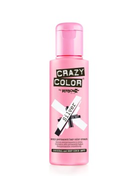 Crazy Color Semi Permanent Hair Colour 100ml - Silver