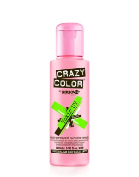 Crazy Color Semi Permanent Hair Colour 100ml - Toxic Uv