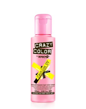Crazy Color Semi Permanent Hair Colour 100ml - Caution UV 