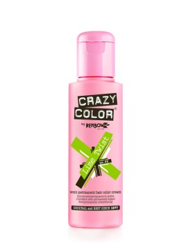 Crazy Color Semi Permanent Hair Colour 100ml - Lime Twist