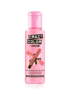 Crazy Color Semi Permanent Hair Colour 100ml - Peachy Coral
