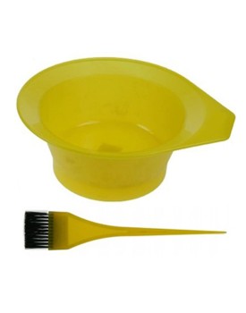 Tint Bowl & Brush Set Yellow