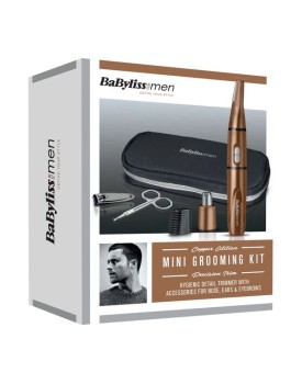 BABYLISS Personal Groomer Nose, Ear & Eyebrow Trimmer Gift Set Copper 7058DGU 