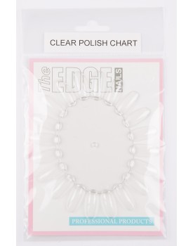 The Edge Clear Polish Colour / Nail Art Chart Wheel