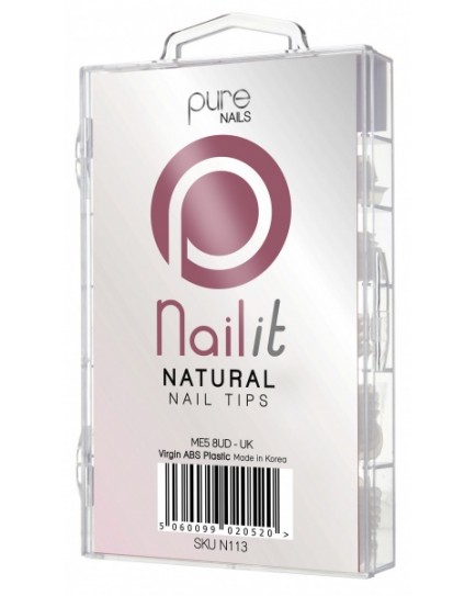 Halo Natural Nail Tips Mixed Box 100 