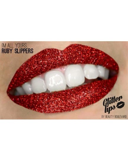 Beauty Boulevard Glitter Lips Ruby Slippers