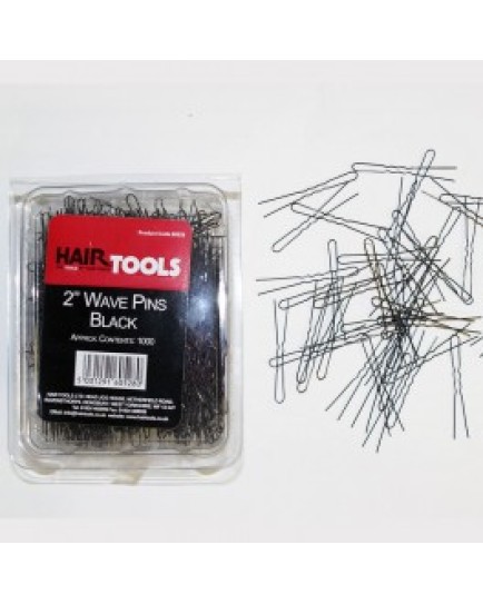 Hair Tools Wave Pins 2" - Black
