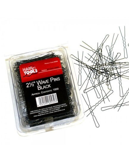 Hair Tools Wave Pins 2.5" - Black