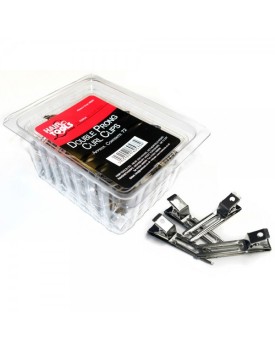 Hair Tools Double Prong Curl Clips Box x72