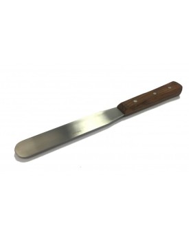 Hive Of Beauty Metal Spatula with Wooden Handle