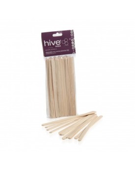 Hive Of Beauty Disposable Mini Wooden Spatulas (50)