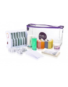 Hive Of Beauty Multi-Pro Cartridge Heater (6 Chamber) Roller Waxing Kit 