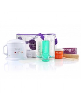 Hive Of Beauty Mini Wax Heater 0.5 Litre Warm Honey Kit 
