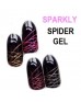 Claw Culture Metallic Sparkle Spider Gel -Cerise