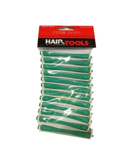 Hair Tools Perm Rods - Green 5mm 