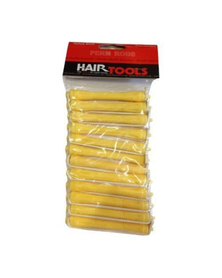 Hair Tools Perm Rods - Yellow 8mm 