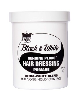 Black & White Hairdressing Pomade 200ml