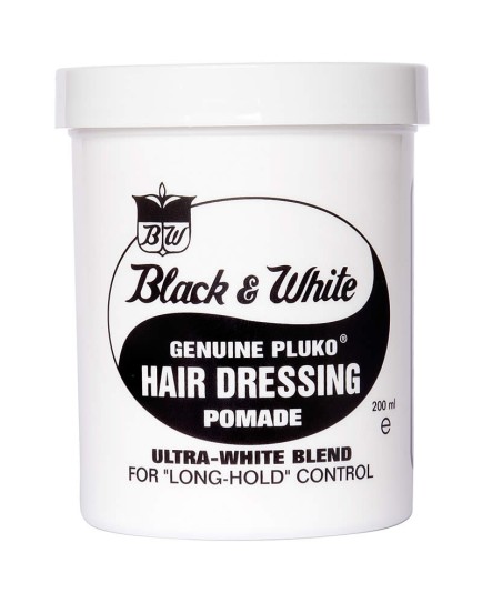 Black & White Hairdressing Pomade 200ml