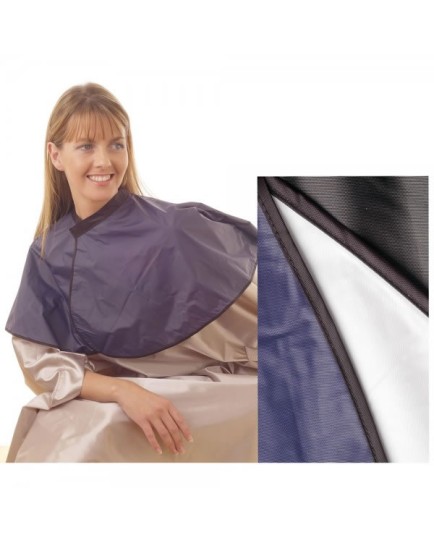 Hair Tools PVC Hairdressing Shoulder Cape Navy