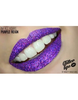 Beauty Boulevard Glitter Lips Purple Reign 