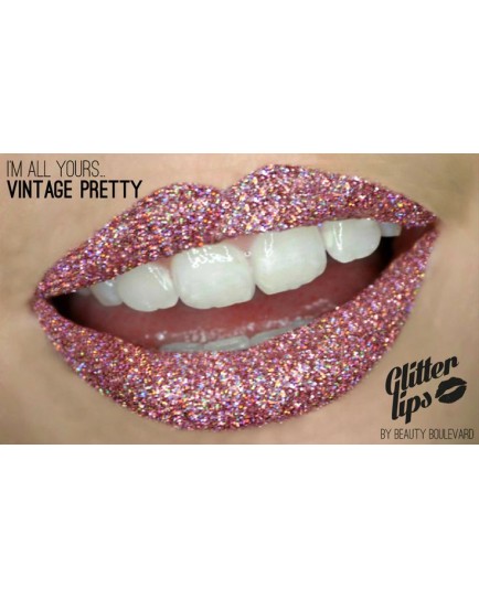 Beauty Boulevard Glitter Lips  Vintage Pretty