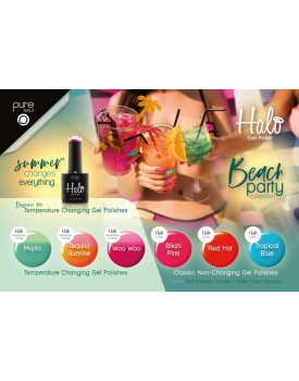 Halo Gel Polish 8ml -Full Beach Party Collection 