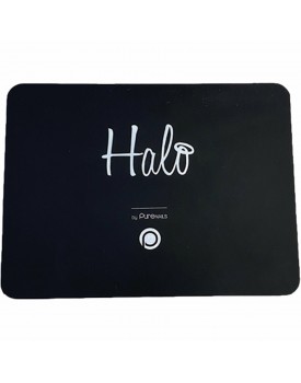 Halo Desk Mat Black-Reusable & Washable 