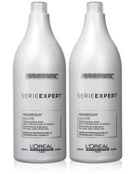 L'Oreal Professional Serie Expert Magnesium Silver Shampoo 1500ml TWIN PACK
