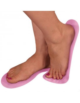 Disposable Pink Foam Sticky Feet x25 Pairs 