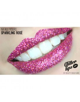 Beauty Boulevard Glitter Lips Sparkling Rose