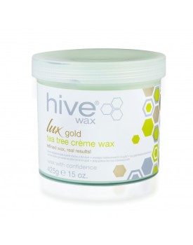 Hive Of Beauty Lux Gold Tea Tree Creme Wax 425g