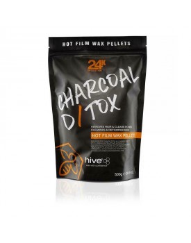Hive Charcoal D/Tox Hot Film Wax Pellets 500g 