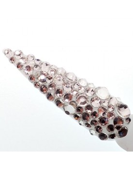 Claw Culture Cristallo Real Glass Nail Crystals-Crystal Clear
